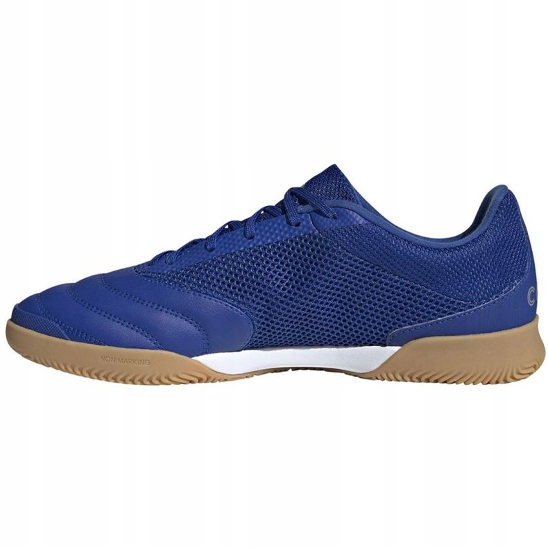Adidas Copa 20.3 In Sala M EH1492 jalkapallokengät hopeaa, sinistä sininen 2