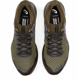 Asics Gel Sonoma 4 miesten juoksukengät oliivinmusta 1011A177 300 monivärinen vihreä 1