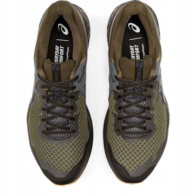 Asics Gel Sonoma 4 miesten juoksukengät oliivinmusta 1011A177 300 monivärinen vihreä 1