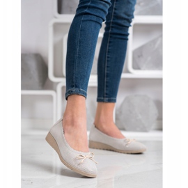 Filippo Tyylikkäät nahkaiset ballerinat monivärinen 1