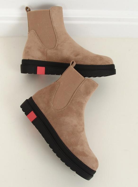 Korkean pohjan Chelsea-saappaat, beige NS139P Beige Ii Genre 2