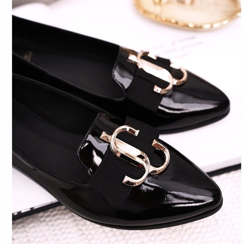 Naisten Loaferit Lordsy Kiiltonahka Musta Nicole 2588 1