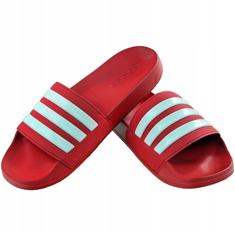 Adidas Adilette Shower punainen AQ1705 miesten tossut valkoinen 1