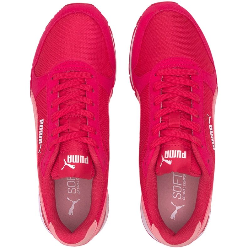 Puma St Runner v2 Mesh Jr pinkki 367135 08 vaaleanpunainen 1