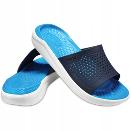 Crocs Literide Slide tummansininen-valkoinen 205183462 laivastonsininen 1