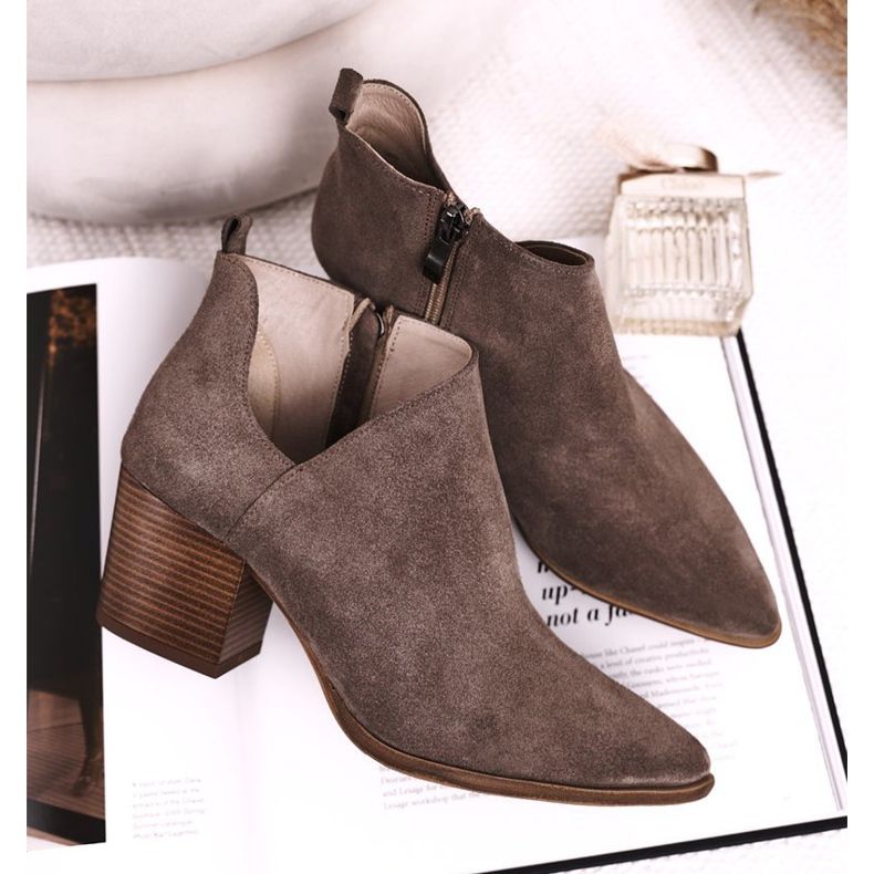 Nicole Naisten saappaat, joissa on mokkanahkainen ruskea Lawrence 2