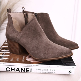 Nicole Naisten saappaat, joissa on mokkanahkainen ruskea Lawrence 1