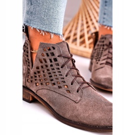 Nicole Naisten mokkanahkaiset ruskeat Susannah -saappaat 1