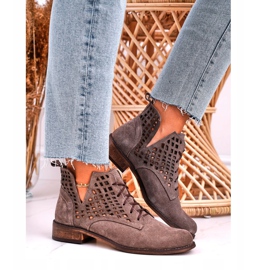 Nicole Naisten mokkanahkaiset ruskeat Susannah -saappaat 2