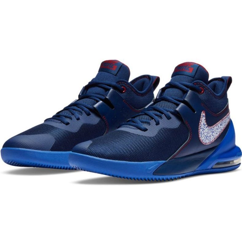 Nike Air Max Impact M CI1396 400 Koripallokengät punainen, laivastonsininen, sininen tummansininen 2