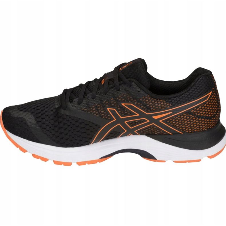 Asics Gel-Pulse 10 M 1011A007-001 kengät musta oranssi 1