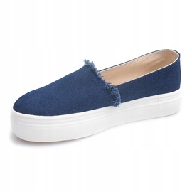 Slip On Jeans 80138 Navy Blue tummansininen 1