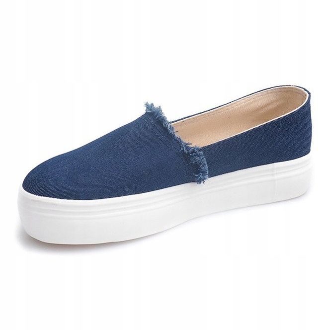 Slip On Jeans 80138 Navy Blue tummansininen 1