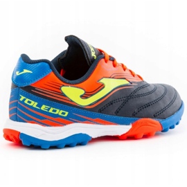 Joma Toledo Tf Jr TOJW.2003.TF jalkapallokengät tummansininen, oranssi, sininen tummansininen 2