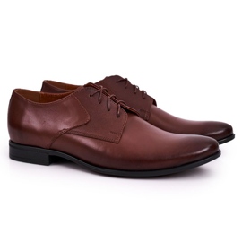 Bednarek Polish Shoes Miesten nahkakengät Bednarek Brown ruskea 2