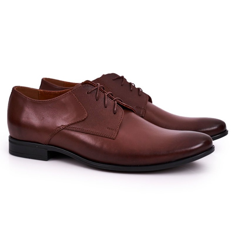 Bednarek Polish Shoes Miesten nahkakengät Bednarek Brown ruskea 2