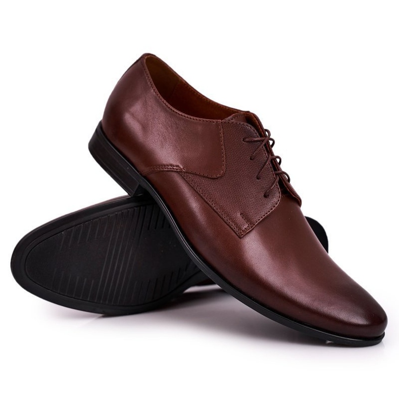 Bednarek Polish Shoes Miesten nahkakengät Bednarek Brown ruskea 1