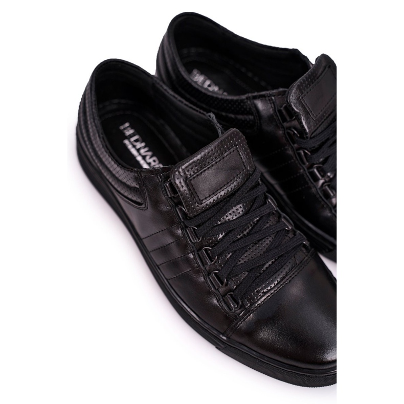 Bednarek Polish Shoes Miesten nahkaiset Brogues -lenkkarit Bednarek Black musta 1