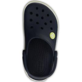 Crocs Crocband Clog K Jr. 204537 42K -kengät musta laivastonsininen vihreä 1