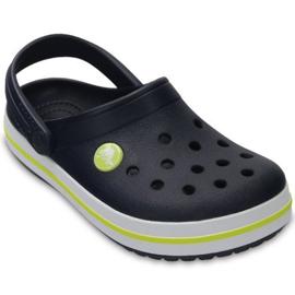 Crocs Crocband Clog K Jr. 204537 42K -kengät musta tummansininen vihreä 2