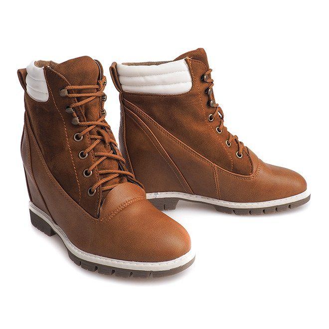 Eristetyt puukiilat CN865 Camel ruskea 1