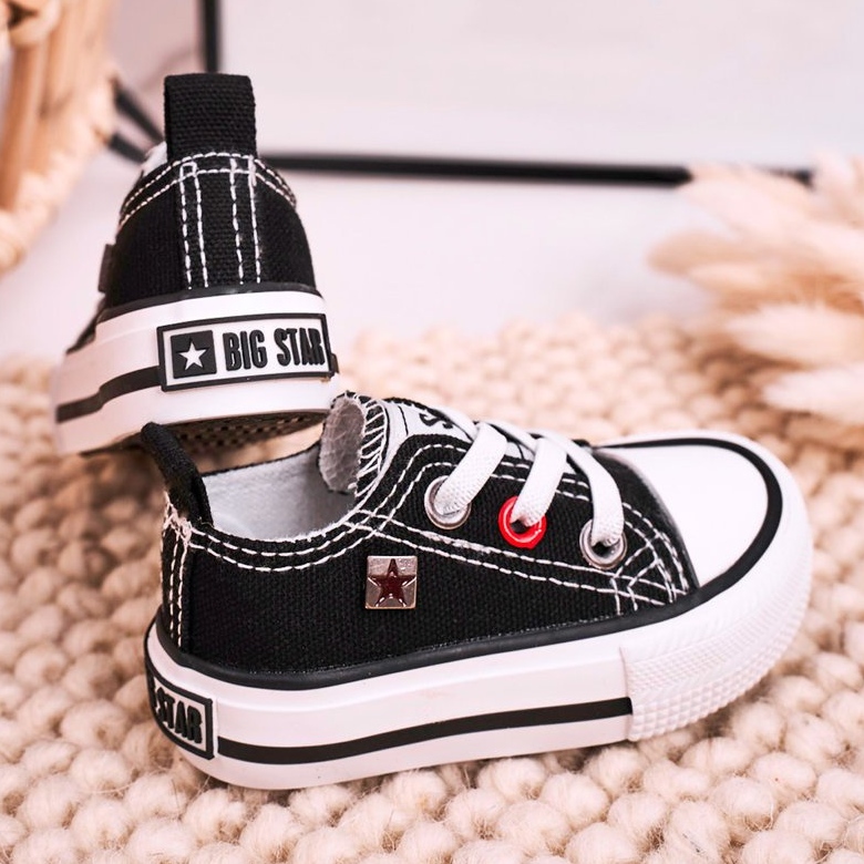 Lasten Classic Matalavartiset tennarit Big Star HH374194 Musta 1