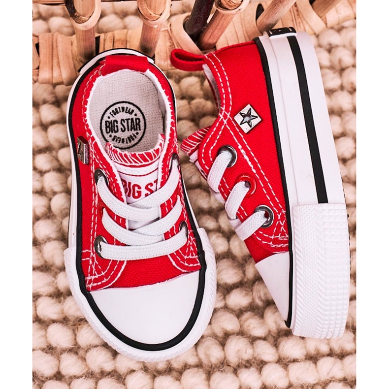 Lasten Classic Matalavartiset tennarit Big Star HH374196 Punainen 1