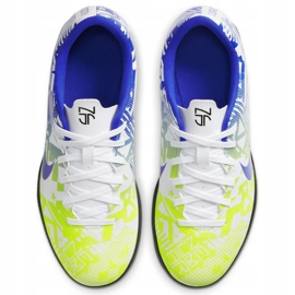 Nike Mercurial Vapor 13 Club Njr Ic Junior CV9352 104 jalkapallokengät valkoinen, sininen monivärinen 1