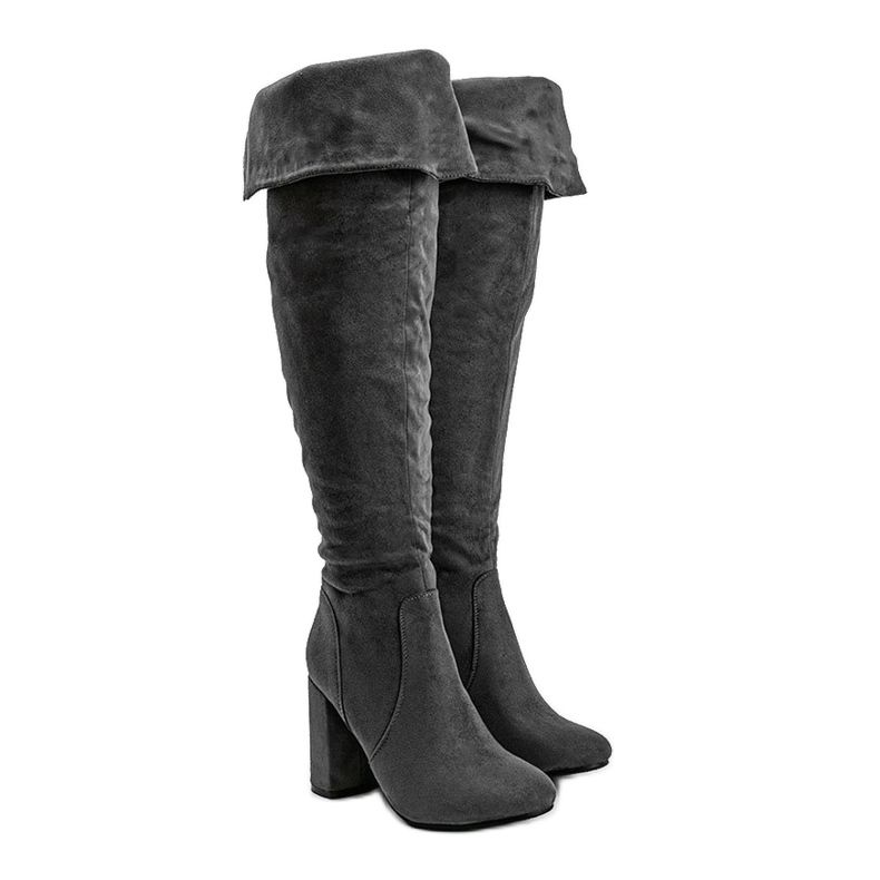 Harmaat, eristetyt saappaat, joissa on pehmeä infrapunapäällinen 1