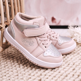 Apawwa Lasten urheilukengät Pinkki Madison vaaleanpunainen hopea 2