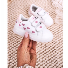 Apawwa Lasten urheilukengät, joissa on valaistu ainoa LED-vaaleanpunainen Boomer valkoinen 2