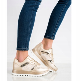 Bestelle Tyylikkäät lenkkarit beige 2