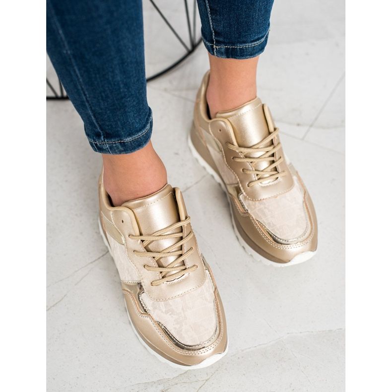 Bestelle Tyylikkäät lenkkarit beige 1