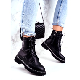 Naisten saappaat Big Star Black GG274596 musta 2