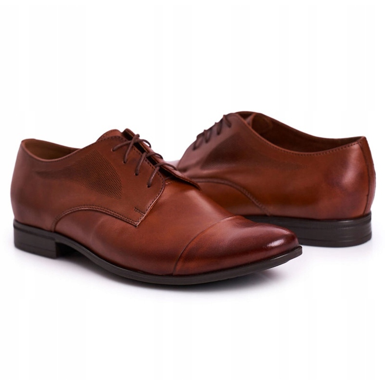 Bednarek Polish Shoes Miesten ruskeat nahkaiset Bednarek -tossut 3