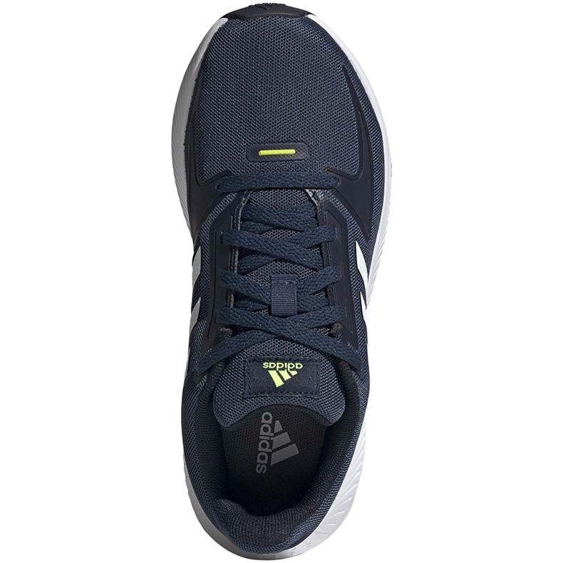 Adidas Runfalcon 2.0 K laivastonsininen FY9498 lasten kengät valkoinen tummansininen 1