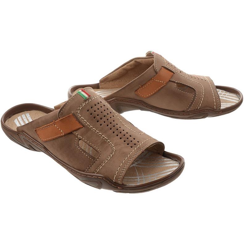 Miesten tossut 307 ruskeat 2