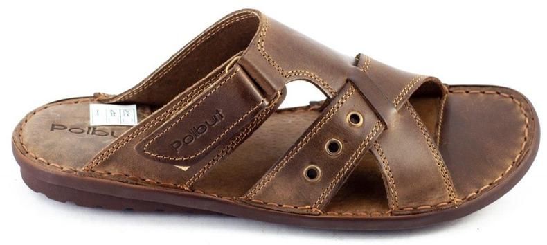 Polbut SA05 ruskeat miesten tossut 2