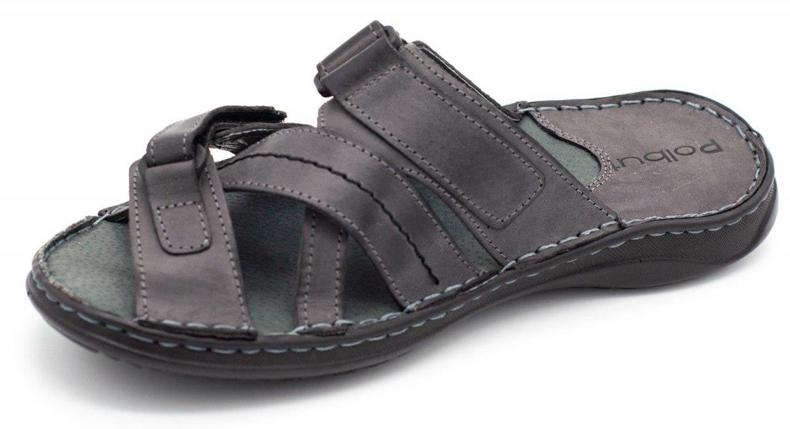 Polbut Miesten harmaat SA06 -tossut 2