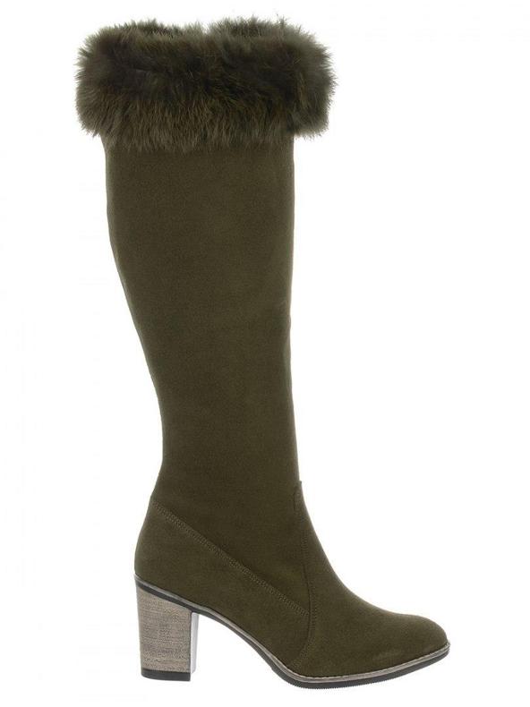 Olivier Diana eristetyt turkisvihreät saappaat 1