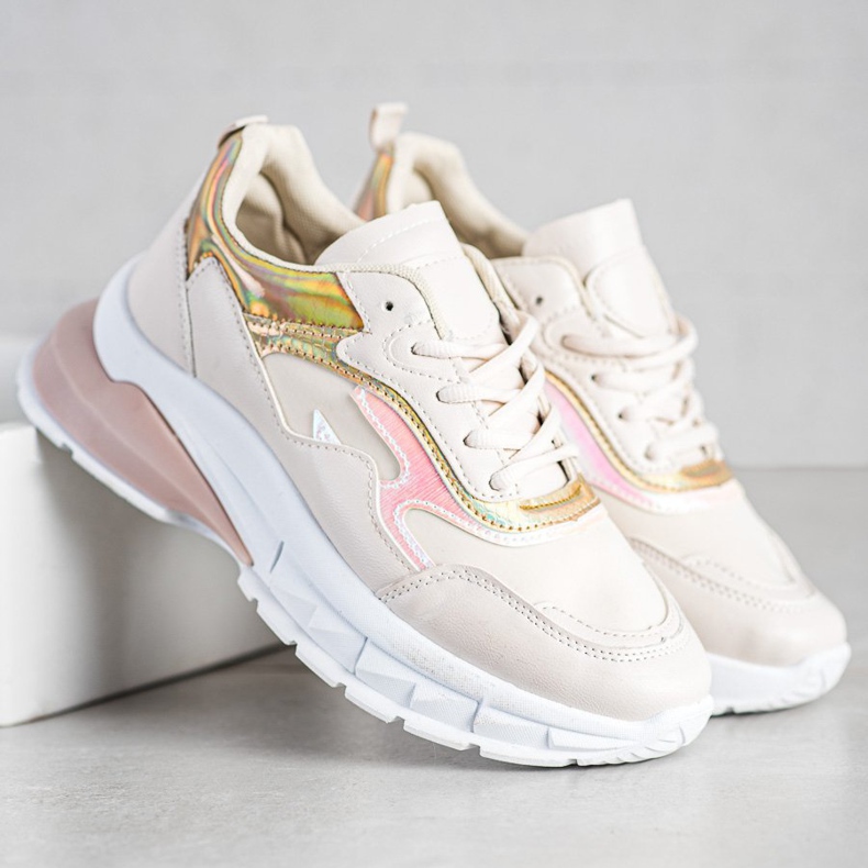 Sweet Shoes Tyylikkäät beige -lenkkarit 2