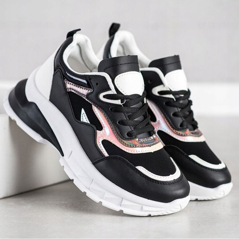 Sweet Shoes Tyylikkäät mustat lenkkarit 2