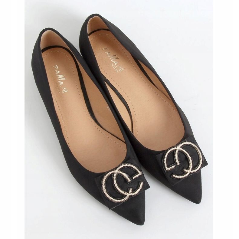 Ballerinat manteli musta nenä FM3107A musta 1