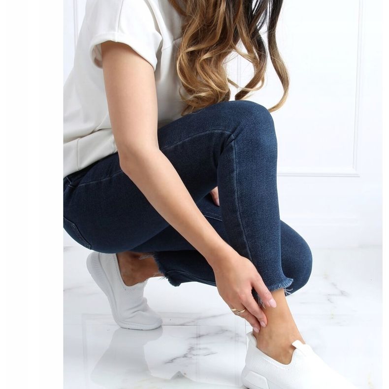 Valkoiset urheilusukat C9273 Blanco valkoinen 2