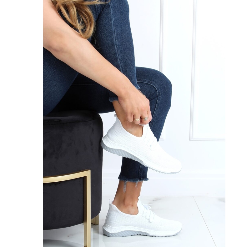 Valkoiset urheilukengät 2019-3 Valkoinen 2