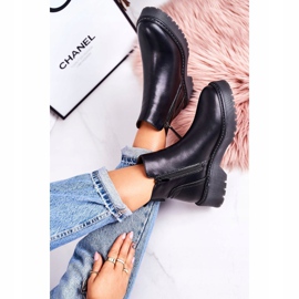 J.STAR But Naisten lämpimät saappaat kumipohjalla Black Moon Walk musta 3