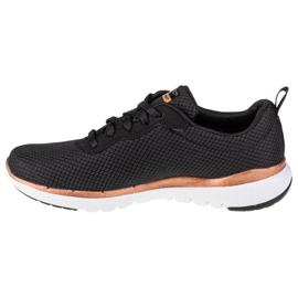 Skechers Flex Appeal 3.0 W 13070-BKRG Kengät musta kultainen 1