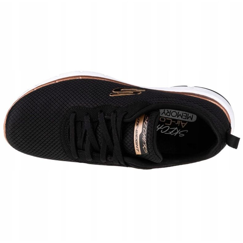 Skechers Flex Appeal 3.0 W 13070-BKRG Kengät musta kultainen 2
