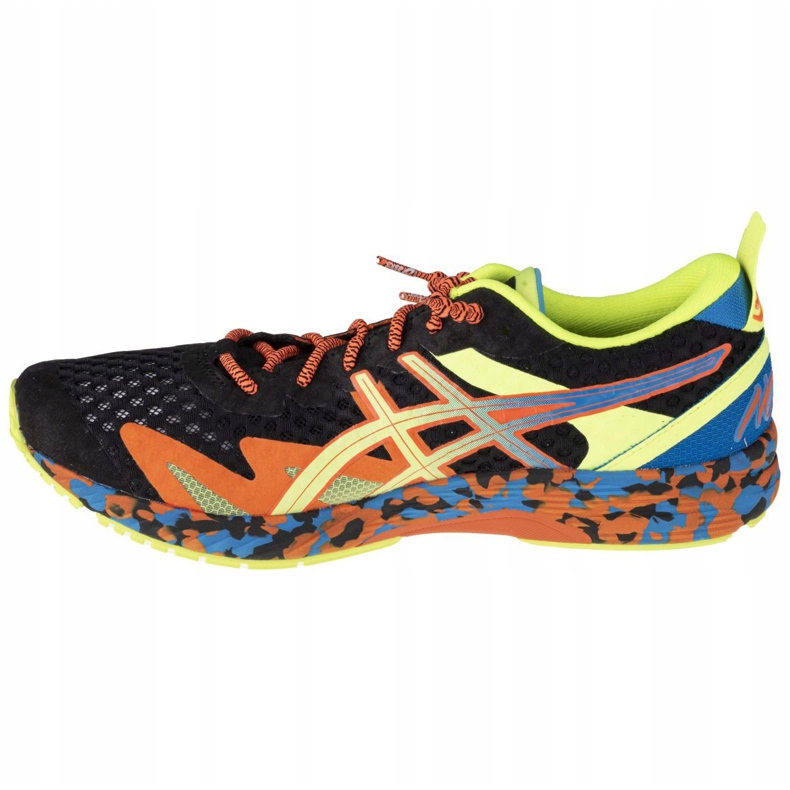 Asics Gel-Noosa Tri 12 M 1011B277-005 kengät musta sininen oranssi keltainen 1