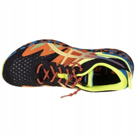 Asics Gel-Noosa Tri 12 M 1011B277-005 kengät musta sininen oranssi keltainen 2